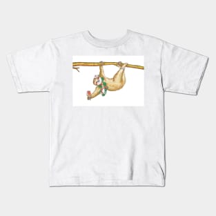 Smiling sloth - female Kids T-Shirt